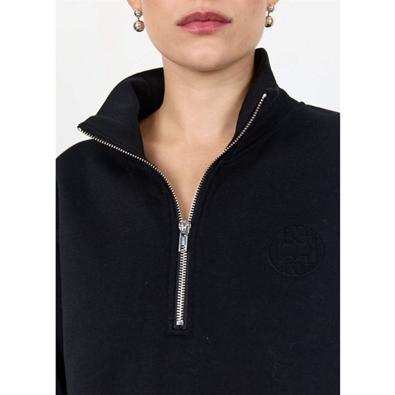Levete Room LR-NUKA 14 Zip-Sweatshirt, Sort
